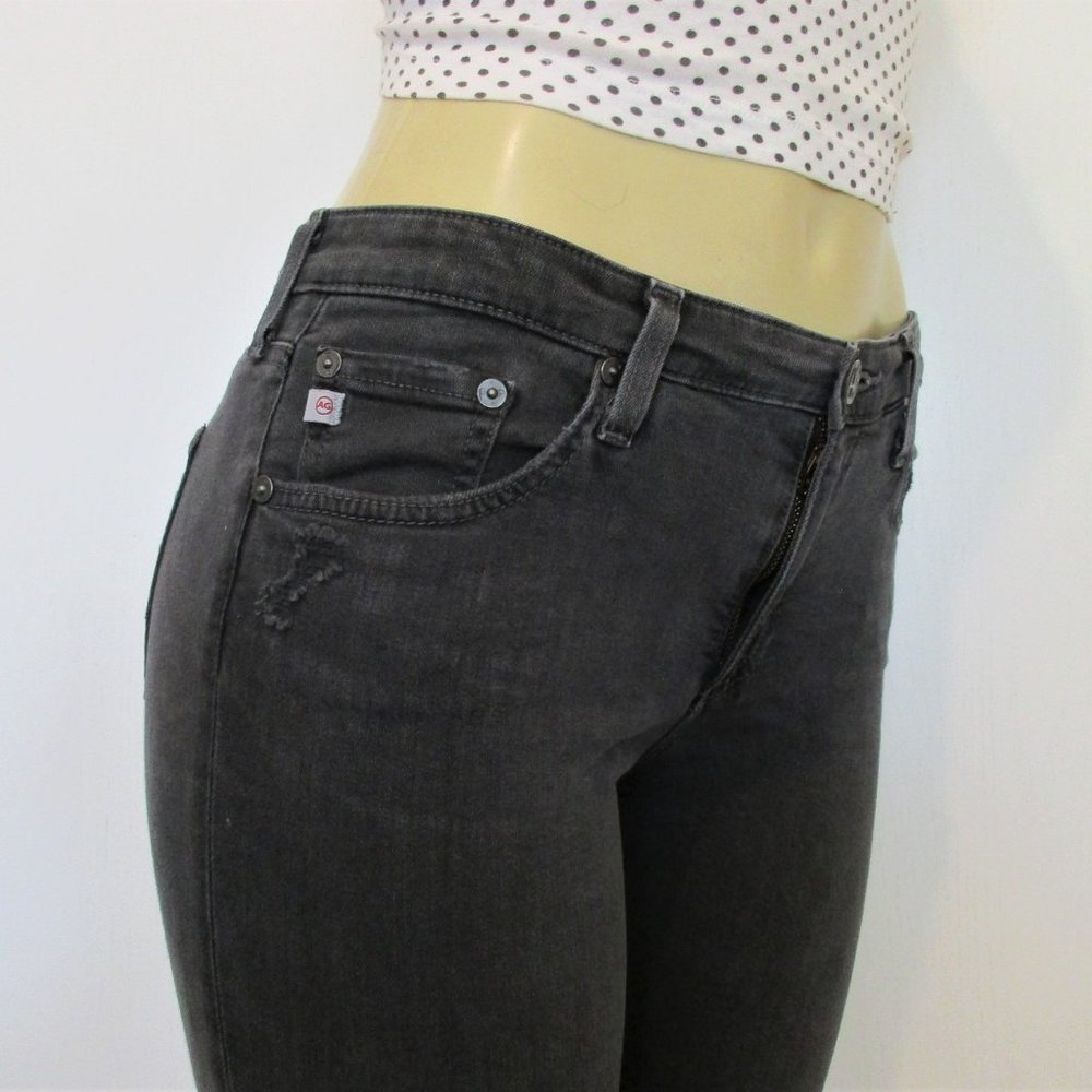 AG Adriano Goldschmied Jeans Size 29 Skinny Ankle Gray Denim the Legging - Picture 4 of 12